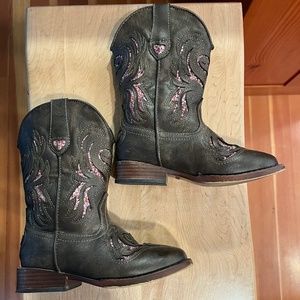 Little Girl Roper Cowboy Boots